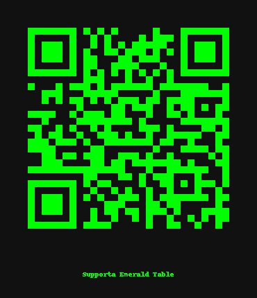 QR Code PayPal Emerald Table